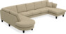 Eden - 3-sits soffa med divan vänster och schäslong höger - Beige
