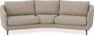 Madison - 3-sits soffa svängd, 90 cm - Beige