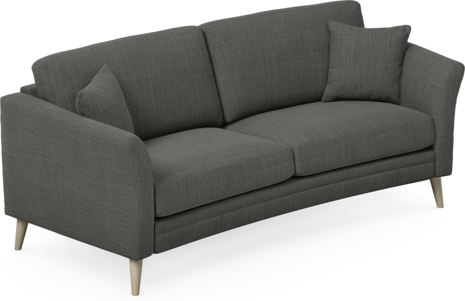 Eden - 2,5-sits soffa svängd - Grå