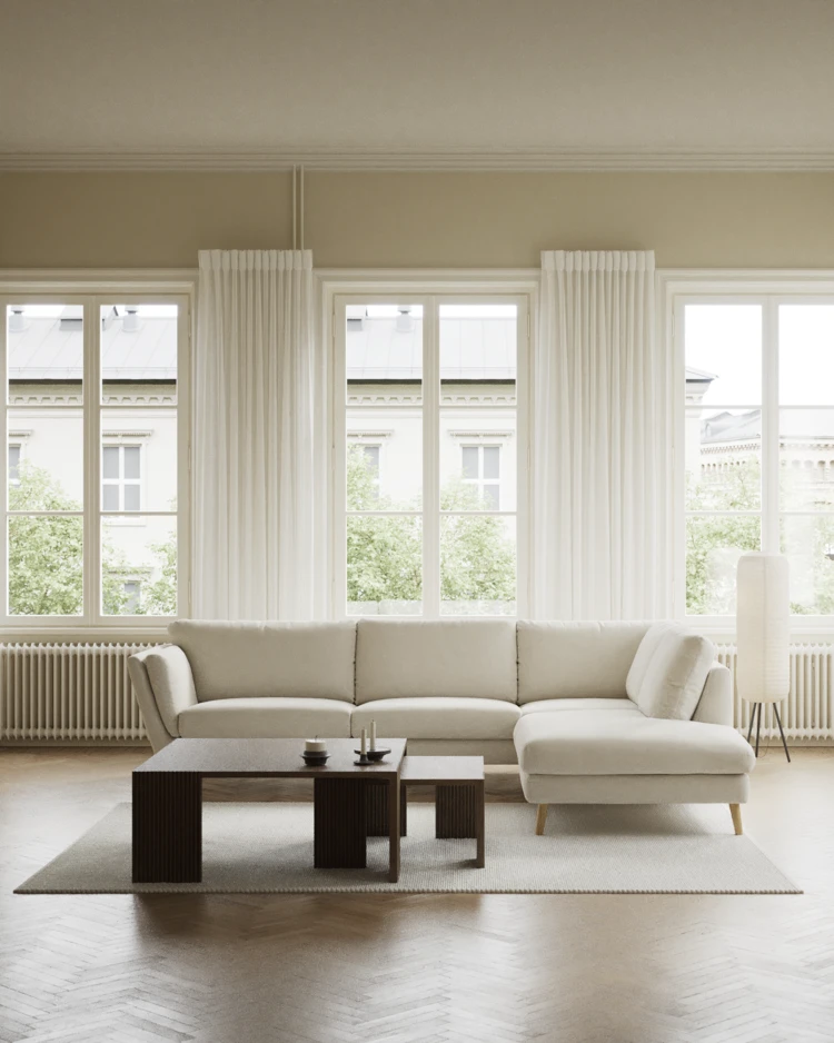 Madison Lux - 3-sits soffa med divan höger - inspiration