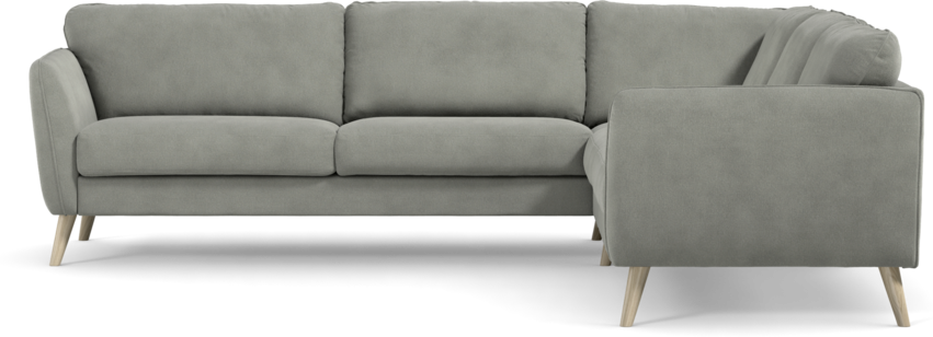 Bridge - Hörnsoffa, 3+2-sits - Grå