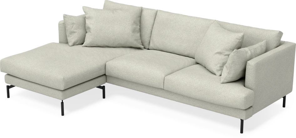 Harper - 4-sits med schäslong vänster - Beige