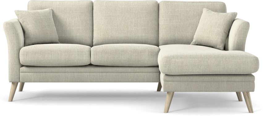 Eden - 2-sits soffa med schäslong - Beige