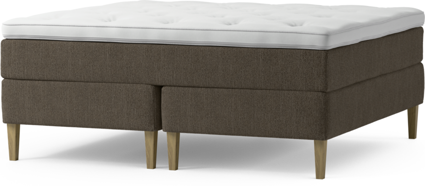 Delux Dream - Kontinentalsäng, dubbelsäng med bäddmadrass och sängben