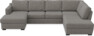 Friday - 3-sits soffa med schäslong vänster och divan höger - Grå