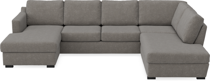 Friday - 3-sits soffa med schäslong vänster och divan höger - Grå