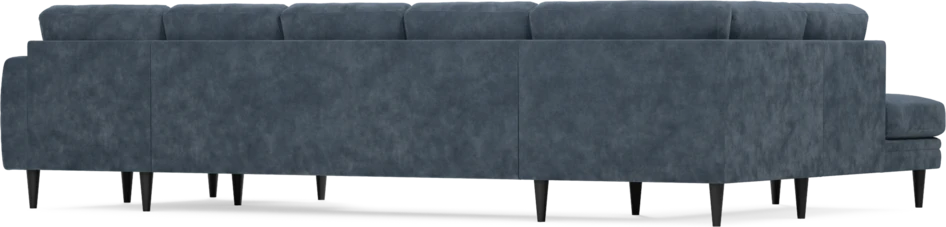 Eden - 3-sits soffa med divan vänster och schäslong höger - Blå