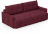 Bella - Bäddsoffa 3-sits - Röd
