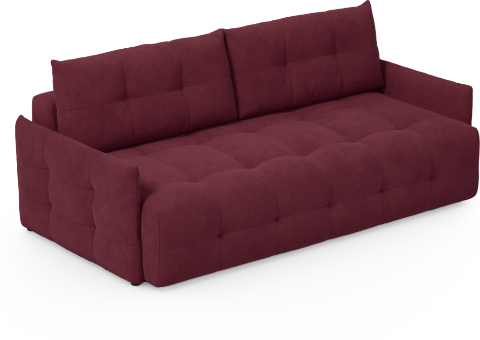 Bella - Bäddsoffa 3-sits - Röd