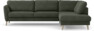 Bridge - 3-sits soffa med divan höger - Grön