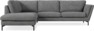 Madison Lux - 3-sits soffa med divan vänster - Vit