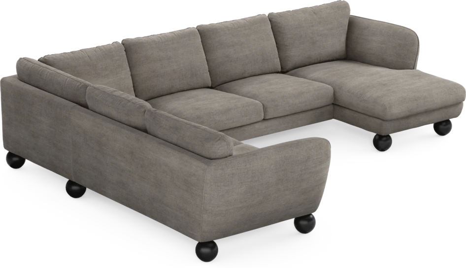 Madison Lux - Hörnsoffa med schäslong höger - Beige