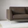 Willow - 3-sits soffa med divan vänster, fast klädsel - Brun
