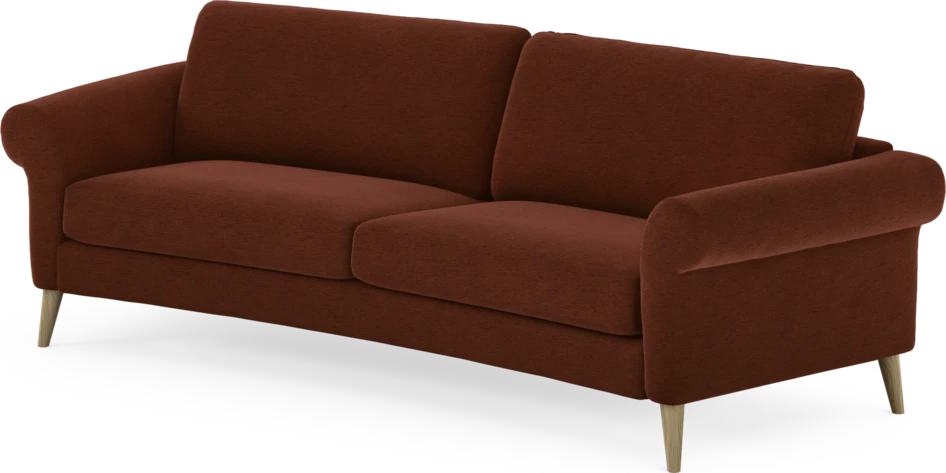 Bridge - 3-sits soffa svängd - Orange