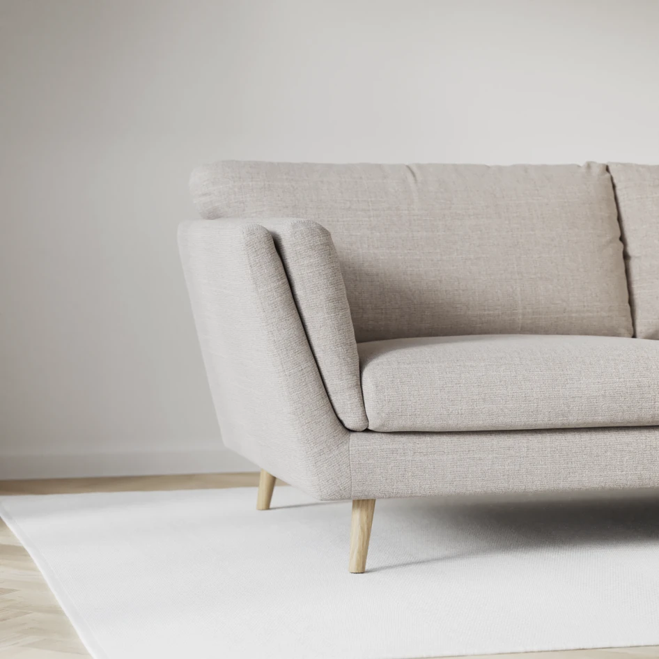 Madison Lux - Hörnsoffa med schäslong höger - Beige
