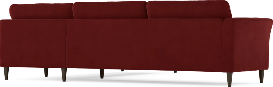 Bridge - Hörnsoffa, 3+2-sits - Röd