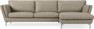 Madison - 3-sits soffa med schäslong höger - Beige