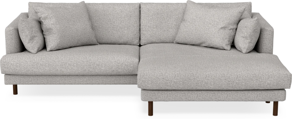 Harper - 4-sits med schäslong XL höger - Vit