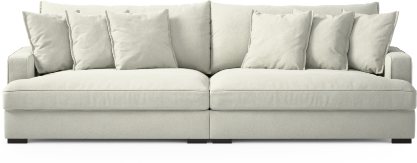 Rossi - 4-sits soffa - Vit