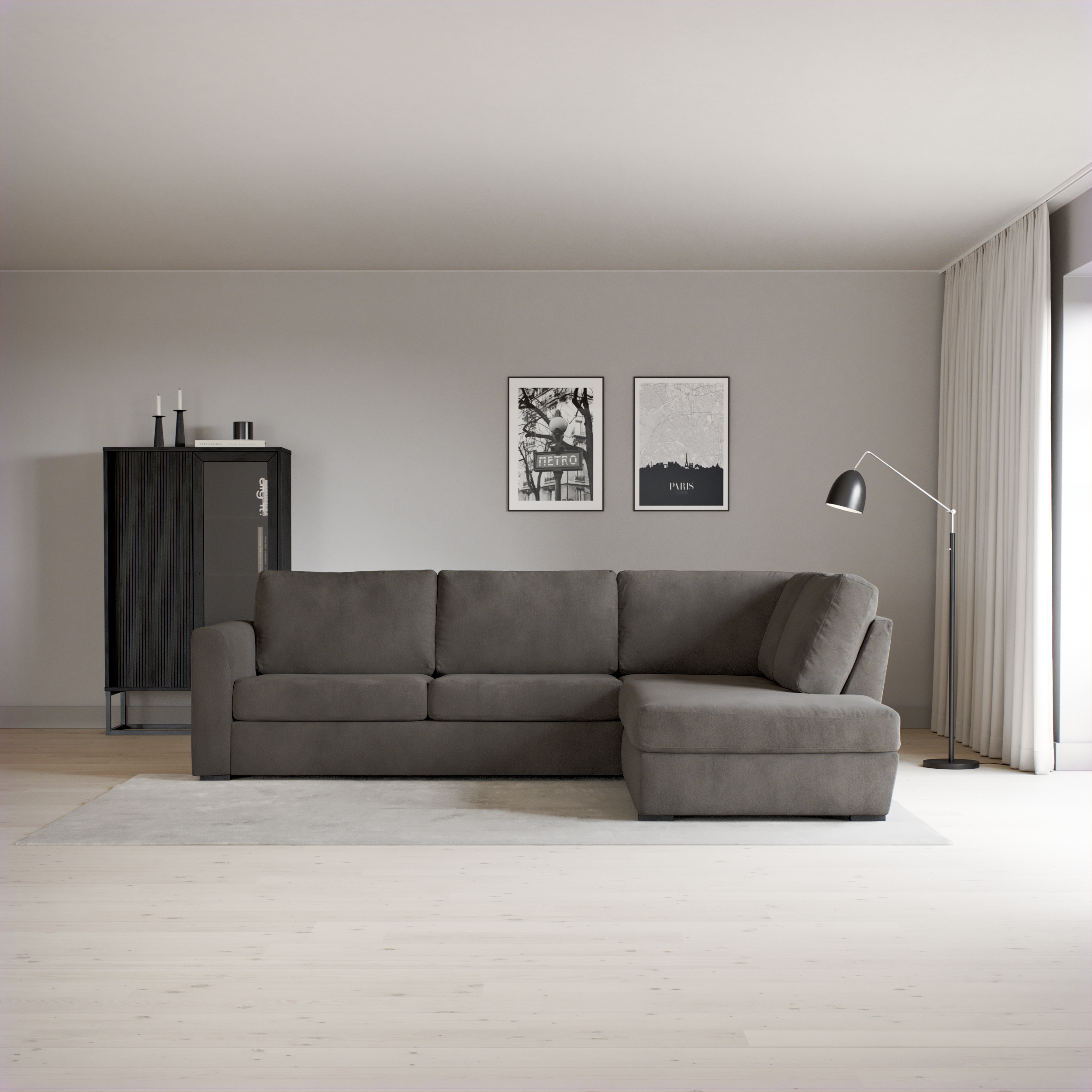 Friday - 2,5-sits soffa med divan höger - inspiration