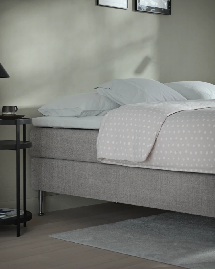 Asperö Comfort - Kontinentalsäng, dubbelsäng med bäddmadrass Comfort och sängben - inspiration
