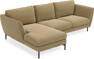 Madison Lux - 2-sits soffa med schäslong vänster - Brun