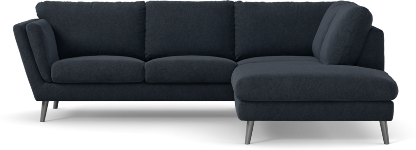 Madison - 2-sits soffa med divan höger - Blå
