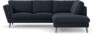 Madison - 2-sits soffa med divan höger - Blå