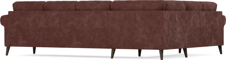 Eden - Hörnsoffa, 2+3-sits - Röd