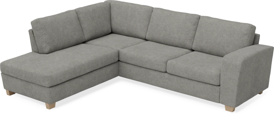 Friday - 2,5-sits soffa med divan vänster - Grå