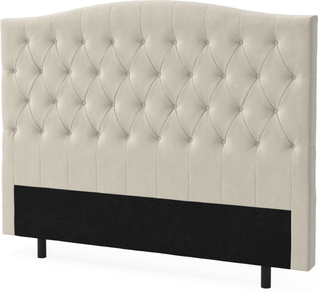 Queen - Sänggavel, 90-210 cm - Beige