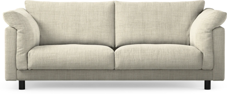 Cherrie - 2,5-sits soffa, fast klädsel - Beige