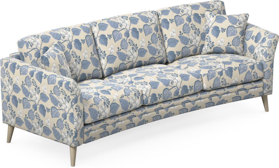 Eden - 3-sits soffa svängd - Flerfärgad