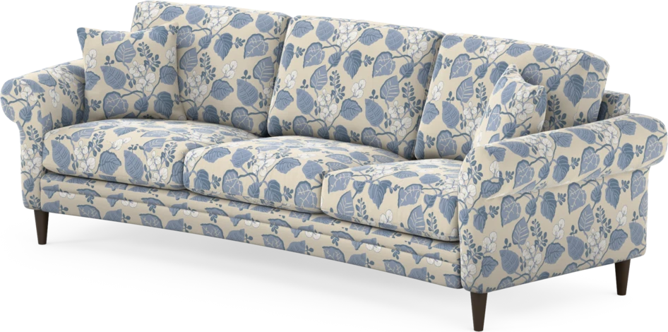 Eden - 3-sits soffa svängd - Flerfärgad