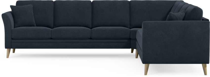 Eden - Hörnsoffa, 3+3-sits - Blå