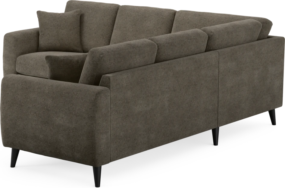 Eden - Hörnsoffa, 2+2-sits - Brun