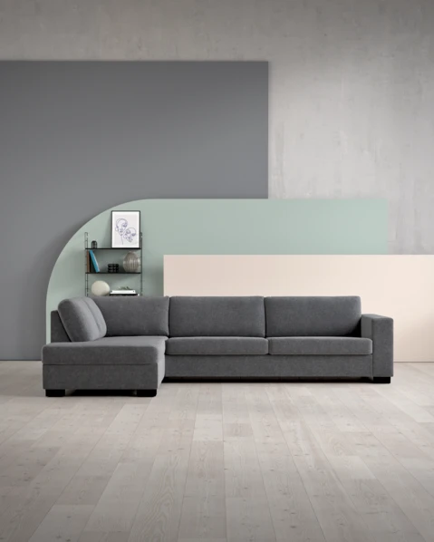 Nevada, 3-sits soffa med divan vänster