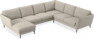 Madison Lux - Hörnsoffa med schäslong vänster - Beige