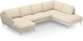 Madison Lux - 2-sits soffa med schäslong vänster och divan höger - Beige