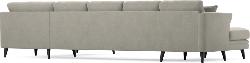 Eden - 3-sits soffa med schäslong vänster och divan höger - Grå