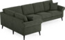 Eden - Hörnsoffa, 1+3-sits - Grön