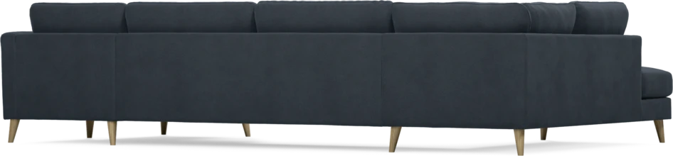 Bridge - 3-sits soffa med divan vänster och schäslong höger - Blå