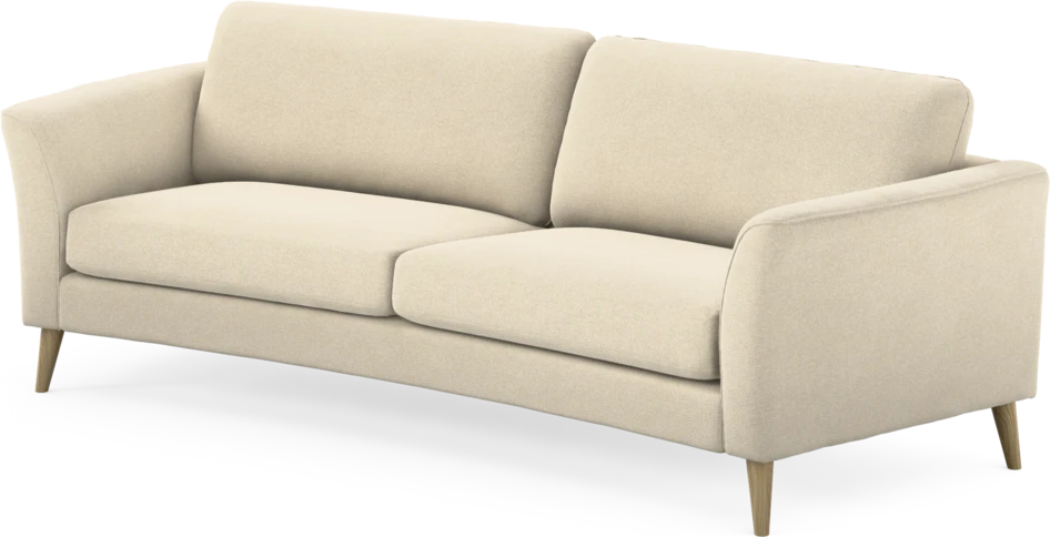 Bridge - 3-sits soffa svängd - Beige