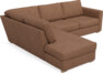 Friday - 2,5-sits soffa med divan vänster - Orange