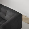 Bella - 3-sits soffa - Svart