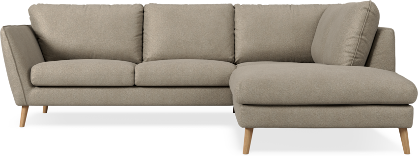 Madison - 2-sits soffa med divan höger - Beige