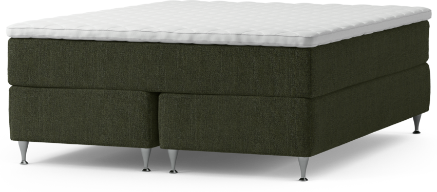 Delux Exclusive - Kontinentalsäng, dubbelsäng med bäddmadrass och sängben