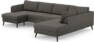 County - 3-sits soffa med schäslong vänster och divan höger - Grå
