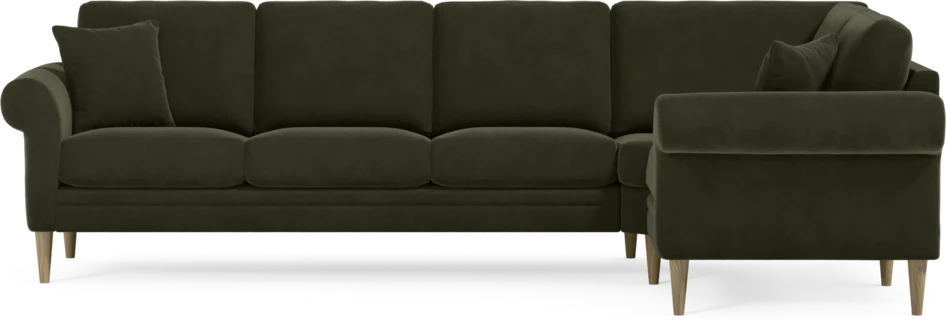 Eden - Hörnsoffa, 3+1-sits - Grön