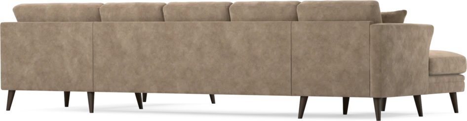 Eden - 3-sits soffa med schäslong vänster och divan höger - Beige